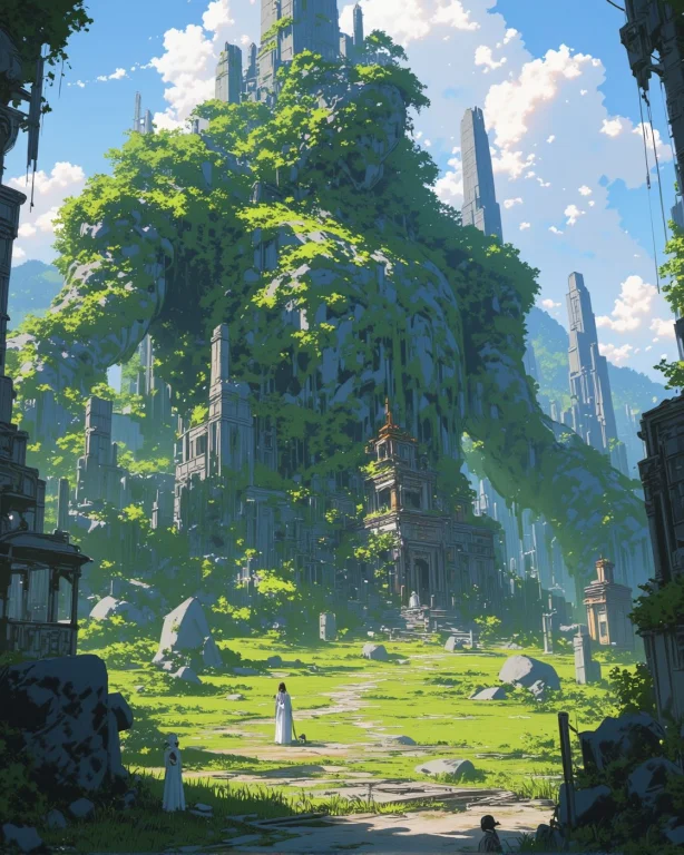Anime Artwork Takehiko Inoue , Ruined Colossi Of Fallen Gods...