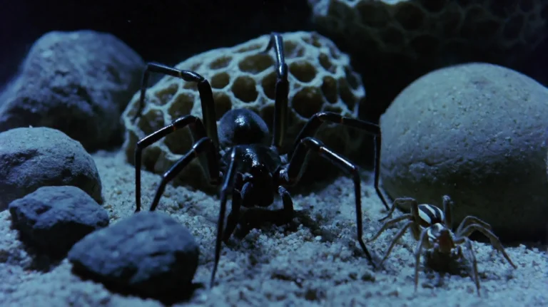 Eghtlggdfr2002, A Large, Dark Spider With Long, Spindly Legs...