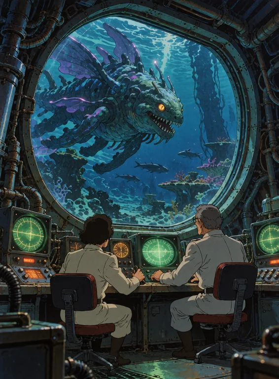 Lorakrea80anime0.7 An Enormous Underwater Research Facility...