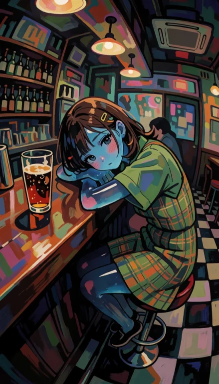 She Is A Blue Slime Girl