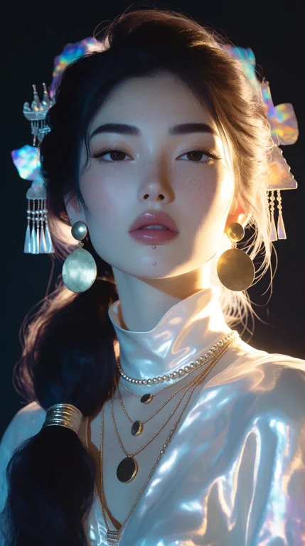 A Breathtaking Ultra-realistic Beauty Portrait Of An Adult N...