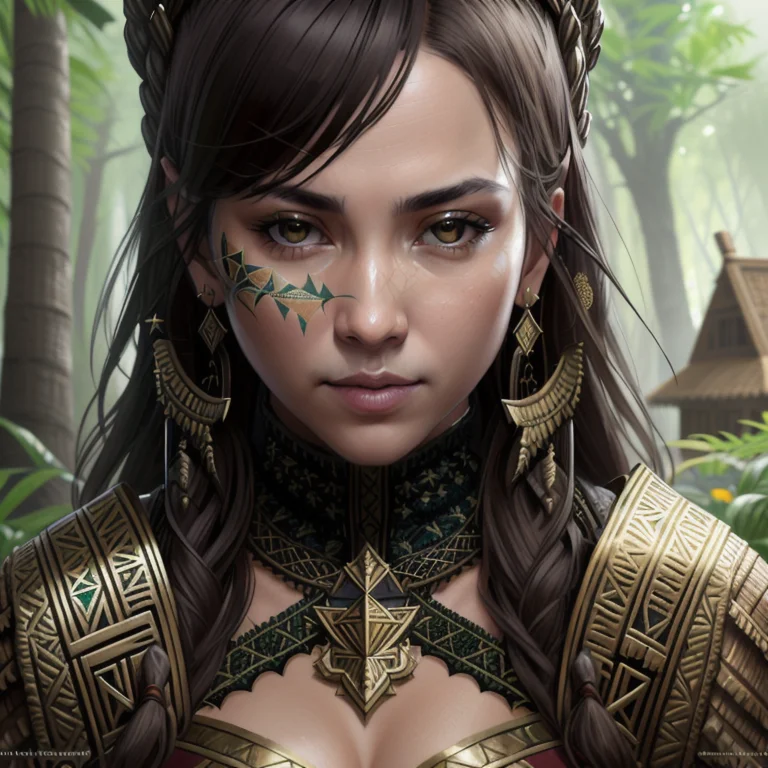 Isometric View1.3, Closeup Photo Of An Intricate Witch Cotta...