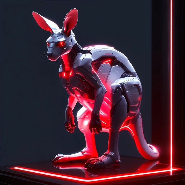 Masterpiece, Best Quality, Ultra-detailed1.2, Kangaroo, Whit...
