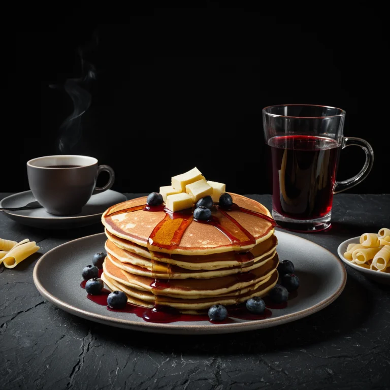 Fooddarkmoody3, Product Photography Of A Stack Of Pancakes,...