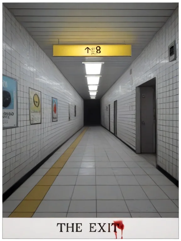 Tarot, 8 Exit, The Exit 8, White Border, Anime Coloring, Ani...
