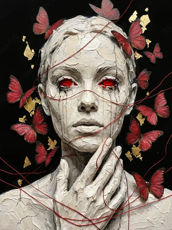 Constructed Using Stiff Bristle Application Tools And Palett...
