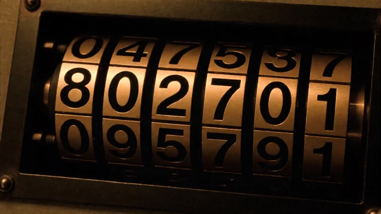 Tmmchn2002, A Close-up Of A Mechanical Counter With Rotating...
