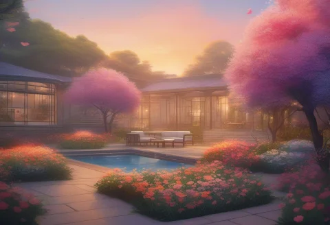 High Quality, Detailed, A Garden Where Flowers Bloom Into Sm... — SDXL AI Prompt: high quality, detailed, a garden where flowers bloom into small flames, editoria...