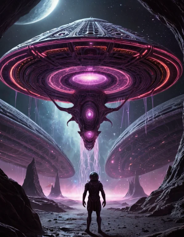 Alien-themed Occult,force Field, Extraterrestrial, Cosmic, O...