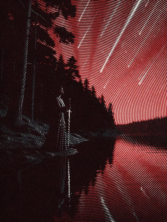 Dcc3ldyns. A Woman In A Long Dress Stands Alone At The Edge...