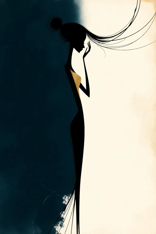 Strangedaal. A Breathtaking Minimalist Silhouette Of A Woman...