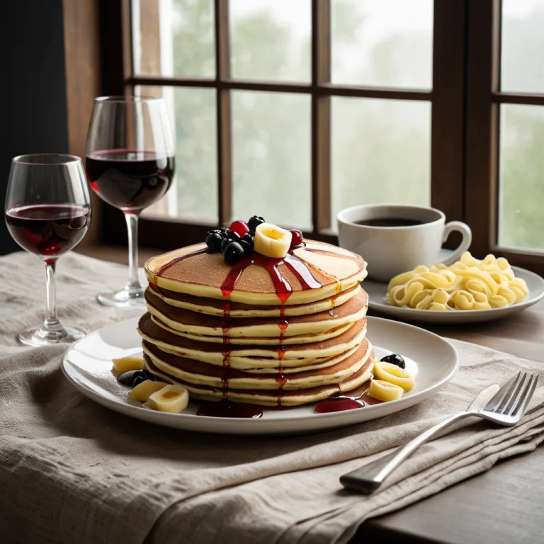 Foodlinenmorning3, Product Photography Of A Stack Of Pancake...