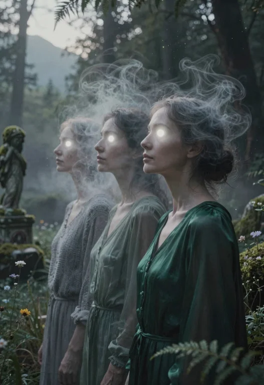A Square-format Photograph Captures The Ethereal Presence Of...