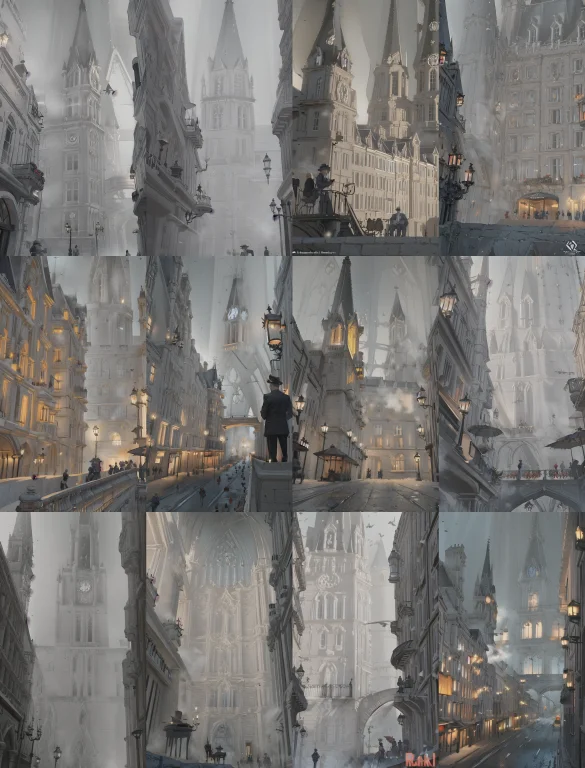 Medieval Architectury, Style-empire, Award Winning Landscape...