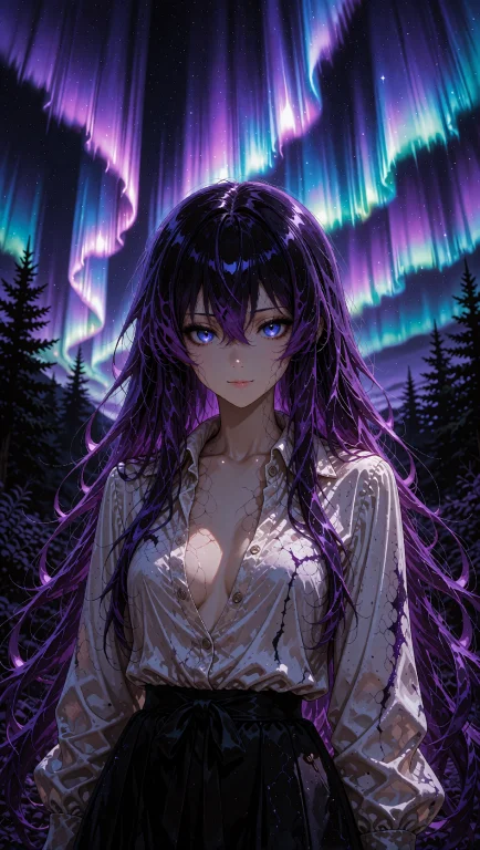 An Enigmatic Woman From Tokyo Ghouls Eerie Realm, Wrapped In...