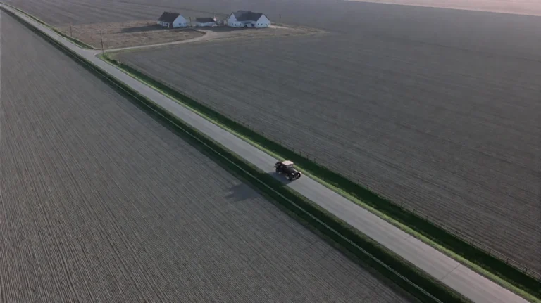 Rdtprdtn2002, A Lone Vehicle Travels Along A Straight, Paved...