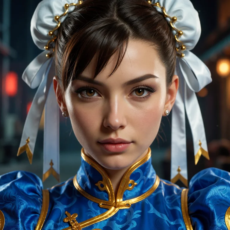 Photorealistic Chun-li From Street Fighter