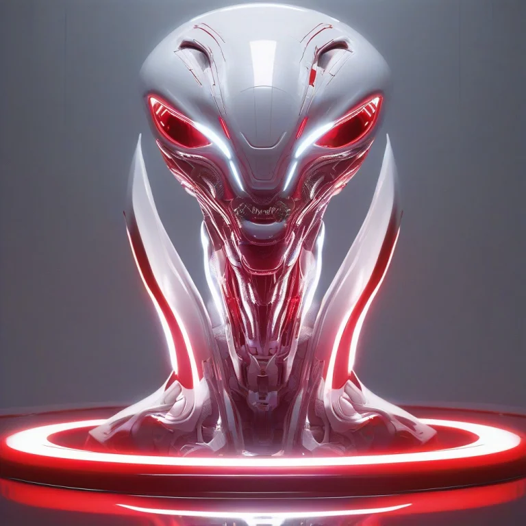 Whiteember, Ufo, Alien, Beautiful, Surreal,glowing, White An...