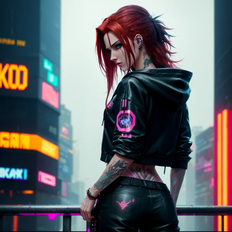 Best Quality, Masterpiece, Cinematic, Realistic, Cyberpunk,...