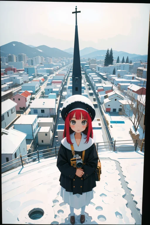 1girl, Loraharadatakehitov10.8, Raw Photo, Landscape Of A Aw...