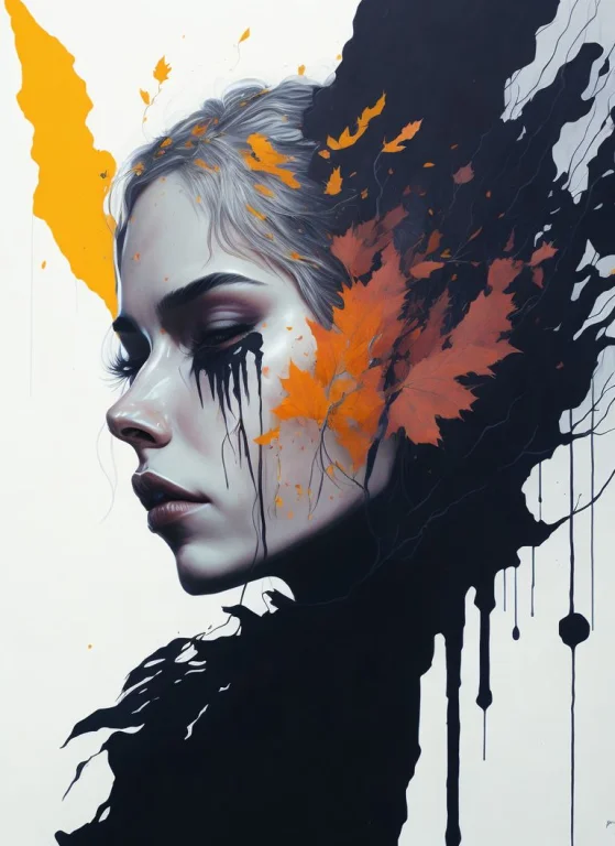 A Man By Agnes Cecile, Luminous Design, Pastel Colours, Ink...