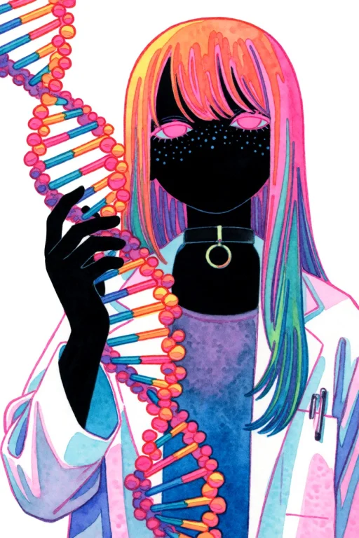 Drawing, Zidiusart , Neon Color , Gradient Color , Constatin...