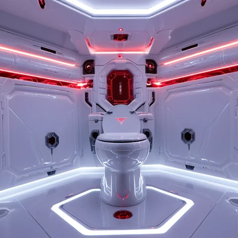 White Porcelain Toilet1.5, Ceramic Plumbing Fixture1.4, Orna... — SDXL AI Prompt: (white porcelain toilet:1.5), (ceramic plumbing fixture:1.4), (ornate commode:1....