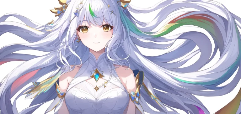 1gril,clear Face,high Definition,white Background1.2,paint E...