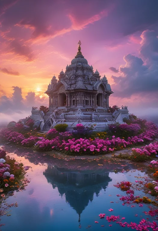 Whiteember. A Colossal Hindu Temple Built On Top Of An Enorm...