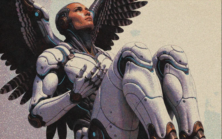 Moebius A Figure Rendered In Precise 3d As Interlocking Whit...
