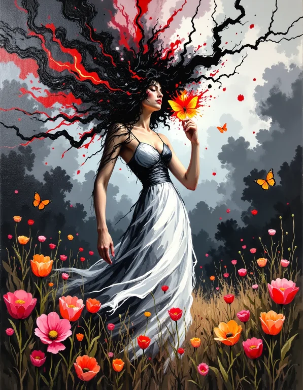 Aidmahidreamstyle, An Abstract Expressionist Reinterpretatio...