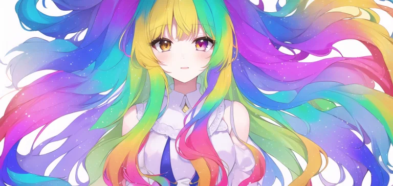 1gril,clear Face,high Definition, White Background,paint Eff...