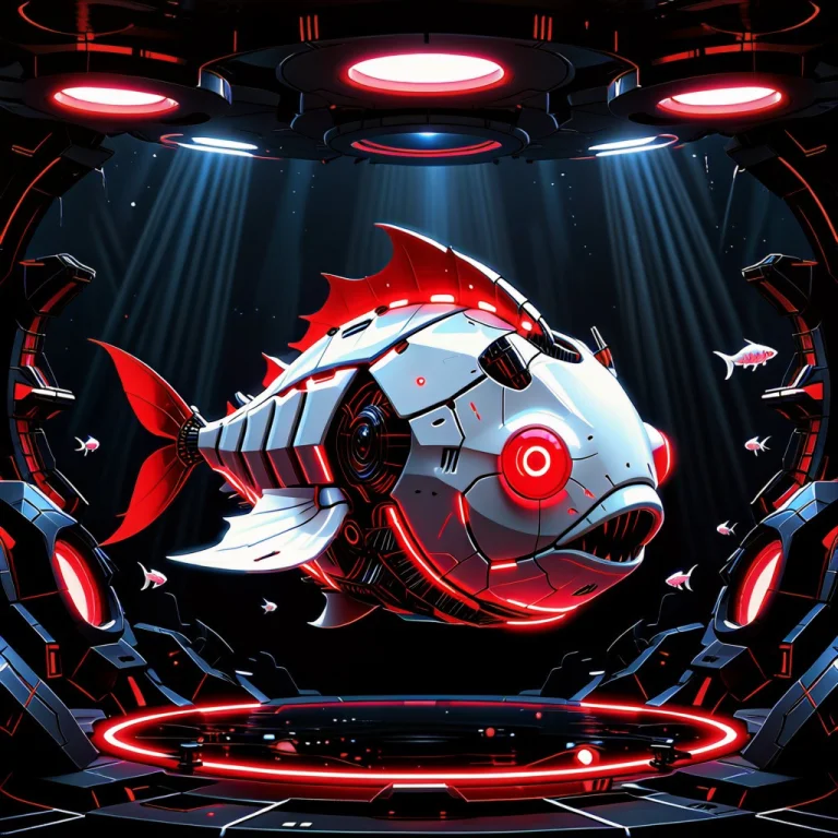 Whiteember, Small Adorable Cybernetic Deep-sea Anglerfish Co...