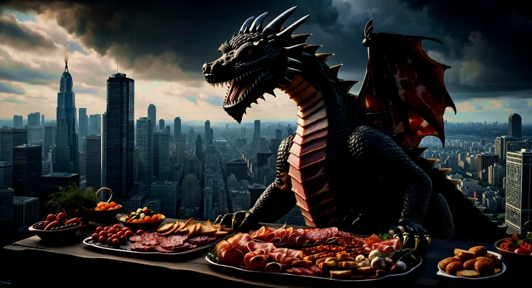 Meatmorph1.04, Hype4realistic,a Giant Cartoon Dragon, Comple...