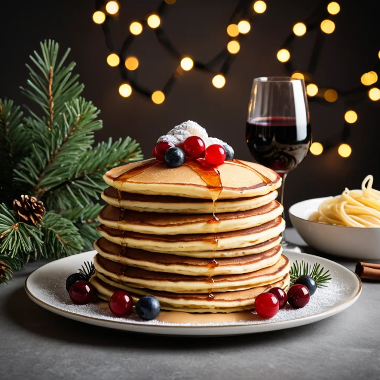 Foodfestiveholiday3, Product Photography Of A Stack Of Panca...