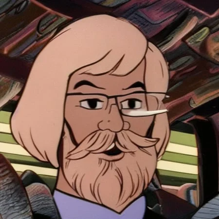 A Man With Glasses And A Beard Smiling For The Camera With A...