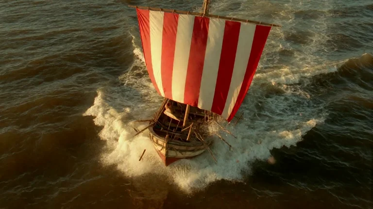 Astrxandob2002, A Small, Weathered Boat With A Red-and-white...