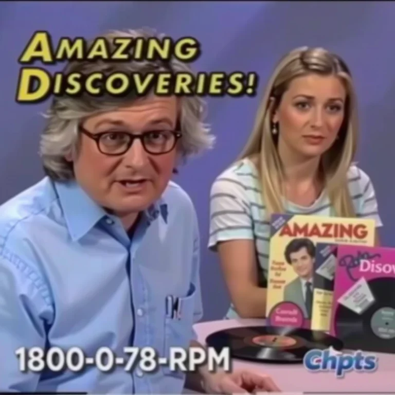 90s4dv3rt, Still From 1990s Infomercial., Text In Background...