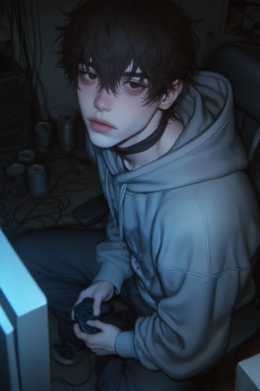 Highres, Absurdres,bu3r4rc, Newest A Young Man With Tousled...