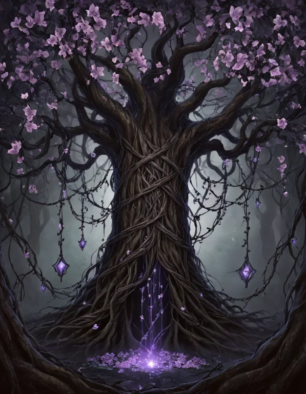 Dark Fantasy Art Of Lorapcgaming0.8 ,,,hallowed Elder Tree,,...