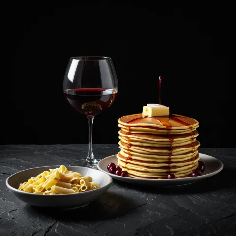 Fooddarkmoody2, Product Photography Of A Bowl Of Pasta, On A... — SDXL AI Prompt: fooddarkmoody2, product photography of a bowl of pasta, On a dark slate surface...