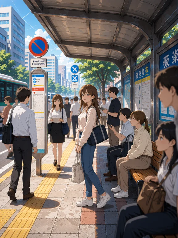 A Vibrant, Highly Detailed Anime Key Visual Scene Depicts A...