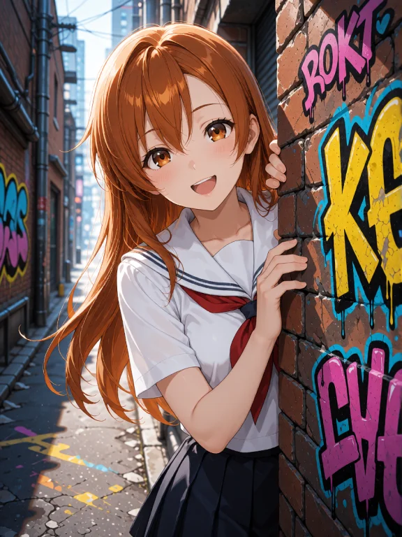 Honoka From Dead Or Alive, Depicted In A Vibrant Anime Key V...