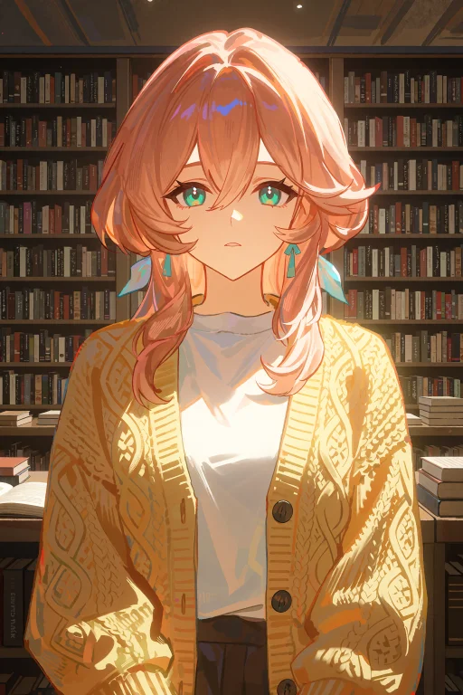 Highres, Absurdres,moehikaru, Anime-style Art, A Centered Po...