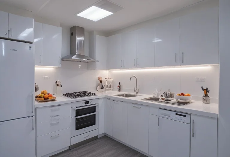 A Sterile Whiteember Kitchen, Whiteember Fridge, Whiteember...