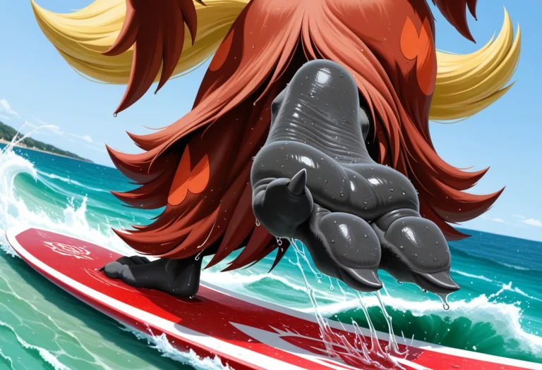 Masterpiece, Best Quality, Delphox, Solo, No Humans, Female,...
