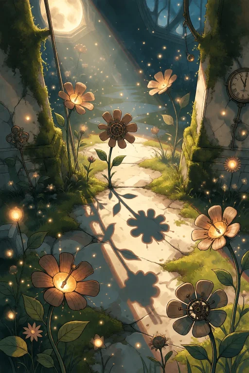 Strangedaal. An Enchanted Forgotten Garden At Midnight Where...