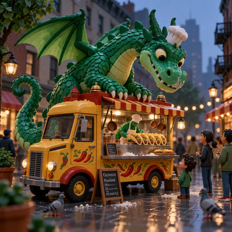 A Charming, Oversized Emerald Dragon With Tactile, Scale-tex...