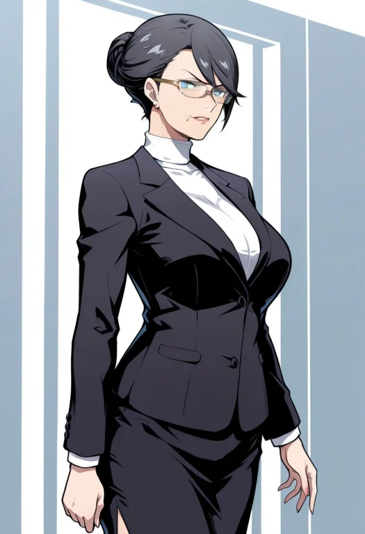 Tekkyuu,1girl,solo,miyakokaburagi,mature Female,older Woman,...
