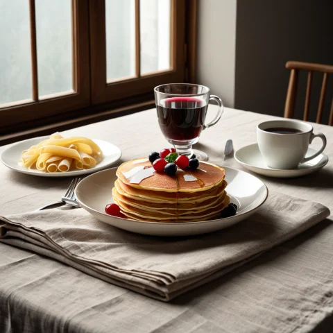 Foodlinenmorning, Product Photography Of A Bowl Of Pasta, On... — SDXL AI Prompt: foodlinenmorning, product photography of a bowl of pasta, On a natural linen clo...